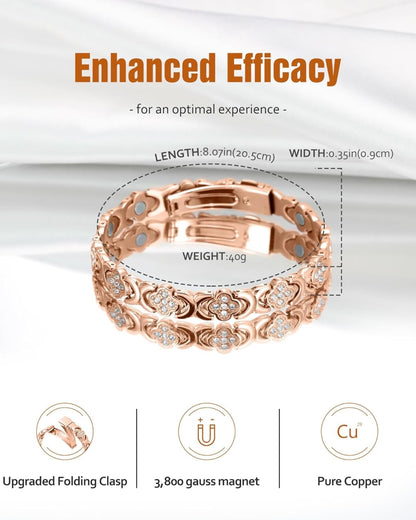 Copper magnetic bracelet for Women