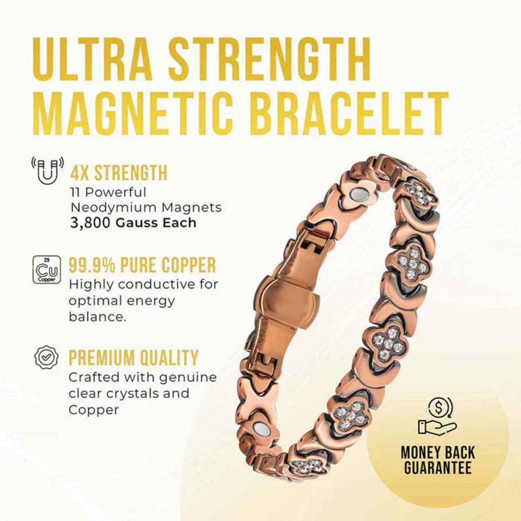 Copper magnetic bracelet for Women